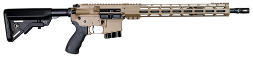 Picture of Alexander Arms Tactical 6.5 Grendel 10+1 16" Black Threaded Barrel, Flat Dark Earth Cerakote Picatinny Rail Aluminum Receiver, M-LOK Handguard, Black Synthetic B5 Bravo Stock, Black A2 Grip RTA65DE