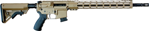 Picture of Alexander Arms Tactical 17 HMR 10+1 18" Black Fluted/Threaded Barrel, Picatinny Rail Flat Dark Earth Cerakote Aluminum Receiver, Black B5 Bravo Synthetic Stock RTA17DE