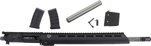 Picture of Alexander Arms Upper Parts Kits 17 HMR 18" Black Cerakote Aluminum Receiver M-LOK Handguard for AR-15 Includes 2 Mags UST17