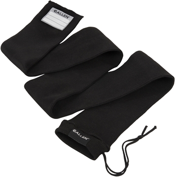 Picture of Allen Stretch Knit Gun Sock Black Silicone-Treated Knit w/Custom ID Labeling Holds Rifles with Scope or Shotguns 52" L x 3.75" W Interior Dimensions 13173