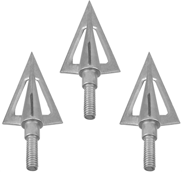 Picture of Allen Ion Fixed Blade Broadhead Gray 3 Pack 14615