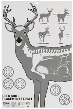 Picture of Allen Deer Vitals Corrugated Target Hanging Paper 23" x 35" 15810