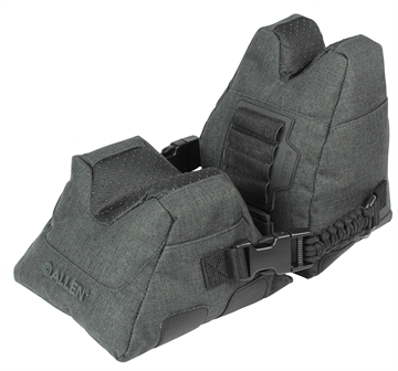 Picture of Allen Eliminator Prefilled Front and Rear Bag, Gray Polyester, Side Release Buckles, Weighs 4.50 lbs., 11.50" L x 7.50" H 18417