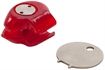 Picture of Allen Company Universal Trigger Lock, Fits Most Handguns or Revolvers, Red 18511