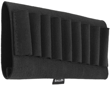 Picture of Allen Company Allen, Basic Buttstock Shell Holder, Black elastic Material, (9) Rifle Rounds 206