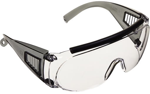 Picture of Allen Fit Over Shooting Glasses Adult Clear Lens Gray Frame 2169