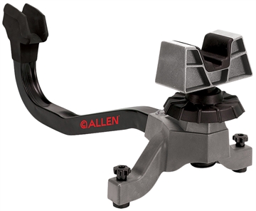 Picture of Allen Accutrak Shooting Rest Black Polypropylene w/Solid Metal Spine, Elevation Adjustment Screw & Rubber Rear Support 21920