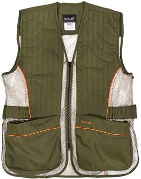 Picture of Allen Ace Shooting Range Vest with Moveable Shoulder Pad R or L Green XL/2XL 22612