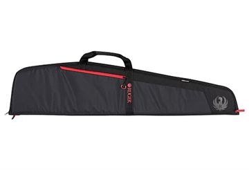 Picture of Allen Company Ruger Rifle Case, Fits Single Scoped Rifle, 46" Long, Black and Red 27815