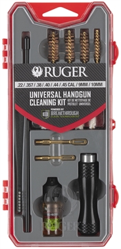 Picture of Allen Company Ruger Universal Handgun Cleaning Kit, For Calibers .22-.45, Red and Gray 27876