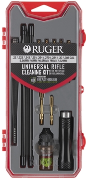 Picture of Allen Company Universal Rifle Cleaning Kit, For Calibers .22-.30, Red and Gray 27877