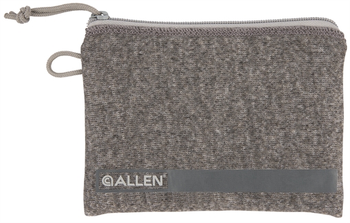 Picture of Allen Pistol Pouch Gray Polyester w/Lockable Zippers, ID Label & Fleece Lining Holds Compact Size Handgun 5" L x 7" W Interior Dimensions 3625
