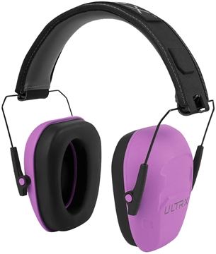 Picture of Allen Company ULTRX Shield Passive Muffs, Earmuff, NRR 23dB, Plum 4105