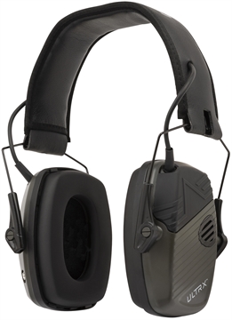 Picture of Allen Company ULTRX Slim Fit E-Muff, Electronic Earmuff, NRR 24dB, Olive Green 4113