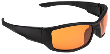 Picture of Allen Company ULTRX Sync Safety Glasses, Anti-fog/Anti-scratch, Black Frame, Amber Lens 4138