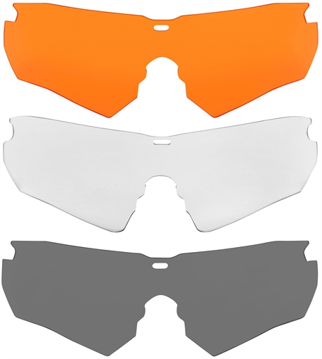 Picture of ALLEN ULTRX ADMIRAL SAFETY GLASSES SET - 3PK (CLEARSMOKE & AMBER) 4190