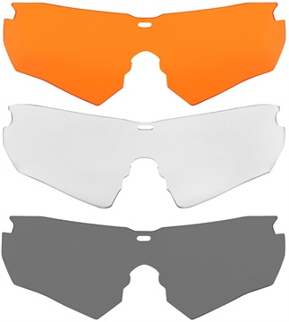 Picture of ALLEN ULTRX ADMIRAL SAFETY GLASSES SET - 3PK (CLEARSMOKE & AMBER) 4190