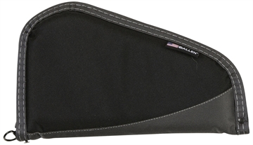 Picture of Allen Deluxe Handgun Case Black w/Gray Trim, Foam Padding, Non-Absorbent Lining & Lockable Zipper 11" L 44411