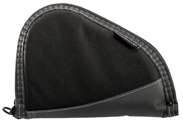 Picture of Allen Deluxe Handgun Case Black w/Gray Trim, Foam Padding, Non-Absorbent Lining & Lockable Zipper 8" L 4448
