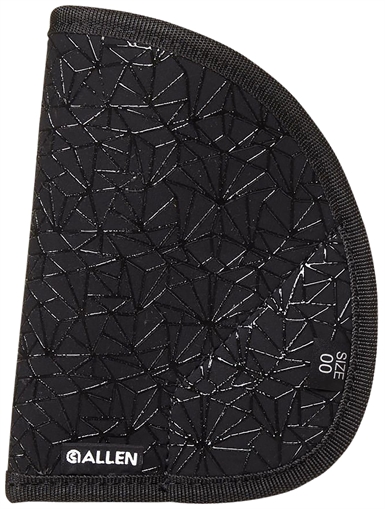 Picture of Allen Spiderweb In-The-Pocket Conceal Carry Holster Size 00 Black Nylon w/Web Grip Pattern, fits 2-3" Barrel Revolver Ambidextrous 44902