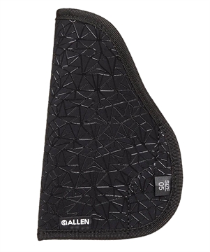 Picture of Allen Spiderweb In-The-Pocket Conceal Carry Holster Size 05 Black Nylon w/Web Grip Pattern, Compatible w/Glock 17/22/29/Springfield XD Ambidextrous 44905