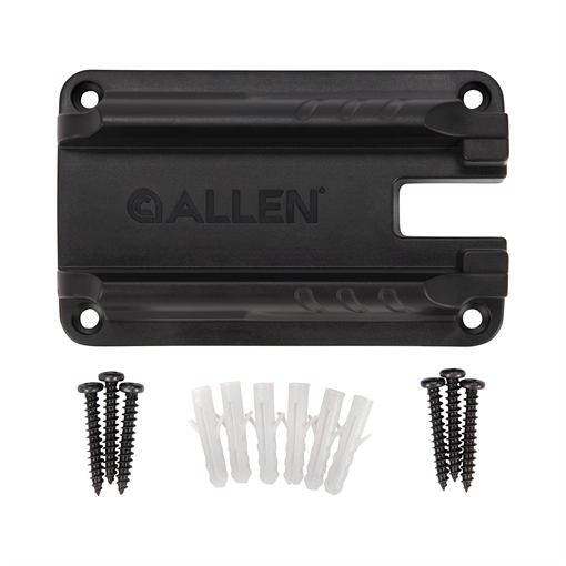 Picture of Allen Gun Ready Rail Handgun Magnet Black Metal Holds 1 Handgun 5648