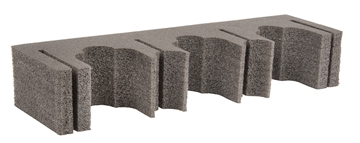 Picture of Allen Firearm & Fishing Rod Magnetic Holder Black Metal/Foam Holds 3 Rifle/Shotgun 5658