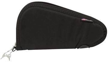Picture of Allen Locking Handgun Case Black Endura, YKK Zippers & Foam Padding Includes 2 Keys 11" L 7411