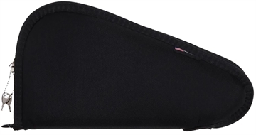 Picture of Allen Locking Handgun Case Black Endura, YKK Zippers & Foam Padding Includes 2 Keys 13" L 7413