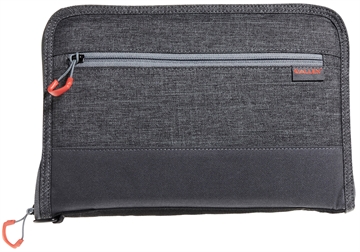 Picture of Allen Auto-Fit 2.0 Deluxe Handgun Case Gray w/Red Accents, Foam Padding, Knit Interior, Exterior Pocket Finish for Most Full-Size Semi-Autos 11" L 7757