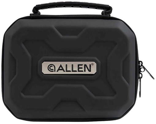 Picture of Allen EXO Handgun Case Black Polymer, Molded Carry Handle, Egg Crate Foam & Lockable Zippers 7" x 5.25" 827