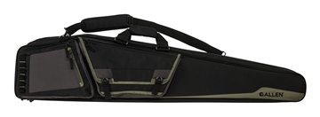 Picture of Allen Rocky Double Rifle Case 50" Black Endura w/Tan Trim, Daisy Chain Loops, Lockable Zippers, Adjustable/Removeable Padded Shoulder Strap Holds 2 Rifles 90650