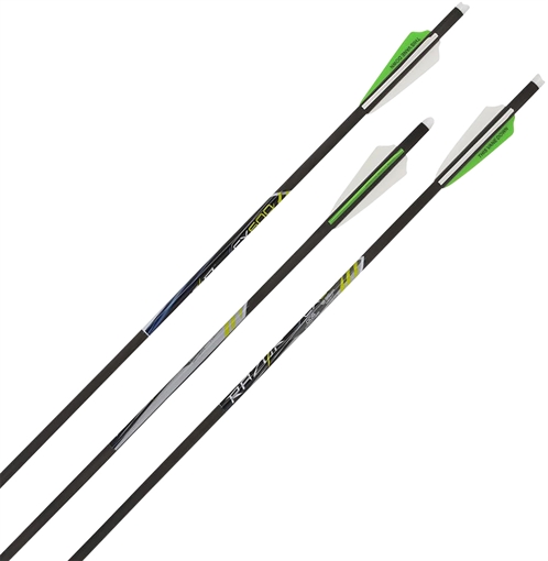 Picture of Allen CX600 Crossbow Bolts Black 20" Carbon Fiber 3 Pack 93120
