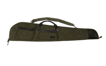 Picture of Heritage Cases North Platte Rifle Case 48" Olive Cotton Canvas w/ Leather Trim & Brushed Tricot Lining 54148