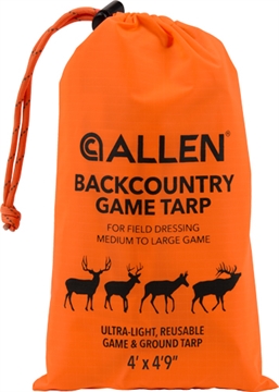 Picture of ALLEN COMPANY BACKCOUNTRY GAME TARP 4' X 4'9" BLAZE ORANGE 5911