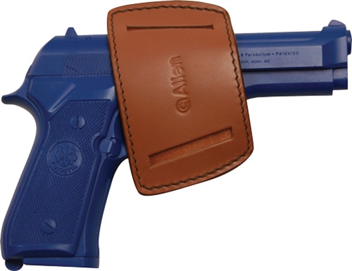 Picture of ALLEN BELT SLIDE HOLSTER AMBI LEATHER MED FRAME AUTOS BROWN 44821