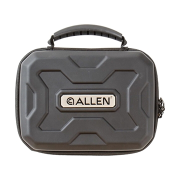 Picture of Allen EXO Handgun Case Black Polymer, Egg Crate Foam, Lockable Zipper & Molded Rubber Handle 12" L 8212