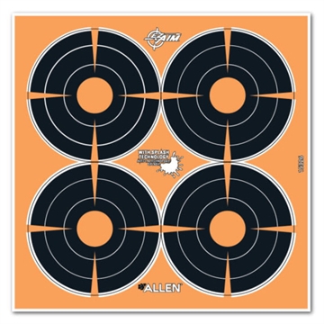 Picture of THE ALLEN COMPANY, INC. AIM ADHESIVE SPLASH 3IN BULLSEYE 12 SHEETS 48 PIECES 15326
