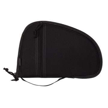 Picture of Allen Torrey Handgun Case Black Polyester, Small Accessory Pocket, Muzzle Pocket & Lockable Zipper 11.50" x 7.75" Exterior Dimensions 3616
