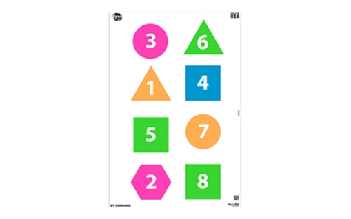 Picture of Allen Company Fun Group EZ Aim, Paper Targets, 8 Pack, 12"X18", Assorted Colors 15643 026509067955