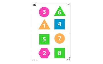 Picture of Allen Company Fun Group EZ Aim, Paper Targets, 8 Pack, 12"X18", Assorted Colors 15643 026509067955