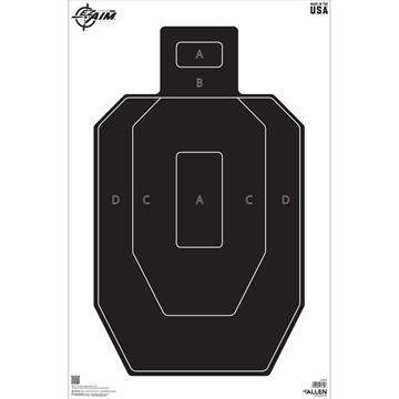 Picture of Allen EZ Aim IPSC Silhouette Target 23" x 35" 50/ct 15775