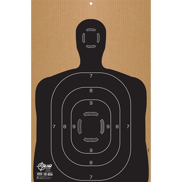 Picture of Allen EZ Aim Silhouette Corrugated Shooting Target B27 23" x 35" 15668