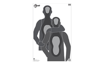 Picture of Allen Company EZ AIM, Hostage Situation, Paper Targets, 23x35", 50 Pack, Gray 15772