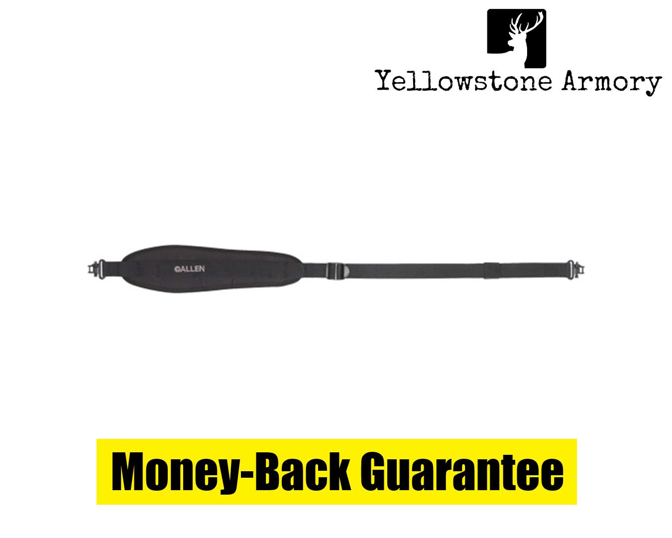 ALLEN COMPANY GUNNISON RIFLE SLING W/ SWIVELS BLK 8368-img-0