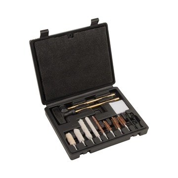 Picture of Allen Krome Compact Handgun Cleaning Kit .22 .38 9mm 357 .44 &.45 Cal. 14-Pieces Black 70607