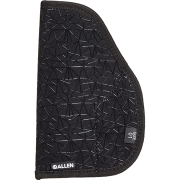 Picture of Allen Spiderweb In-The-Pocket Conceal Carry Holster Size 01 Black Nylon w/Web Grip Pattern, Compatible w/Glock 26/27/Medium Auto Ambidextrous 44901