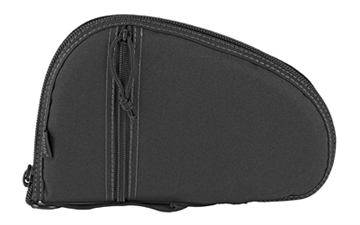 Picture of Allen Torrey Handgun Case Black Polyester, Small Accessory Pocket, Muzzle Pocket & Lockable Zipper 10.50" x 6.50" Exterior Dimensions 3615