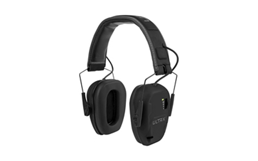 Picture of Allen Company ULTRX Bionic E-Muff, Electronic Earmuff, NRR 22dB, Rubberized Protective Coating, Midnight Gray 4108