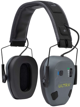 Picture of Allen Bionic Fuse Earmuff Over the Head Slate Gray Bluetooth Enabled 4171